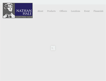 Tablet Screenshot of nathanhalecapital.com